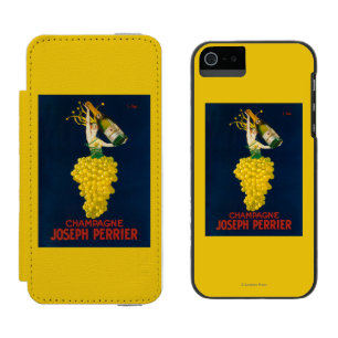 Coque-portefeuille iPhone 5 Incipio Watson™ Affiche promotionnelle de Joseph Perrier Champagne