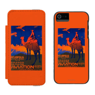 Coque-portefeuille iPhone 5 Incipio Watson™ Affiche promotionnelle de ligne aérienne françai