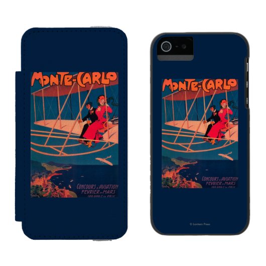 Coque Portefeuille Incipio Pour iPhone Affiche sportive d'aviation (Côté par côté)