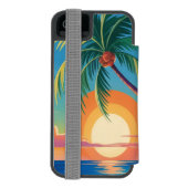 Coque Portefeuille Incipio Pour iPhone Ambiance Estivale (Folio Dos)