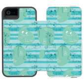Coque Portefeuille Incipio Pour iPhone Animaux mignons jouant avec de l'eau 1 (Folio Ouvert)