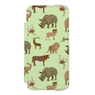 Coque-portefeuille iPhone 5 Incipio Watson™ Animaux sauvages