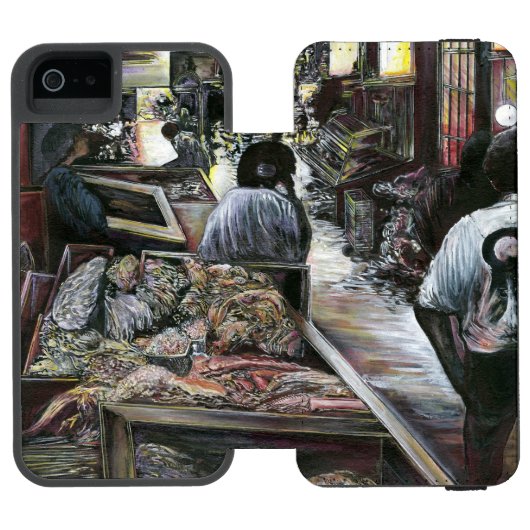 Coque Portefeuille Incipio Pour iPhone Aquatique, mais baisée de Desert Wind, Jérusalem (Folio Ouvert)