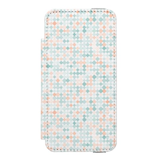 Coque Portefeuille Incipio Pour iPhone Arrière - plan abstrait avec de petites taches (Folio Devant)