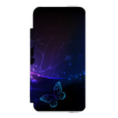 Coque Portefeuille Incipio Pour iPhone Arrière - plan avec papillons de nuit (Folio Devant)