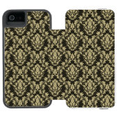 Coque Portefeuille Incipio Pour iPhone Arrière - plan de damassé (Folio Ouvert)
