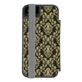 Coque Portefeuille Incipio Pour iPhone Arrière - plan de damassé (Folio Dos)