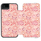 Coque Portefeuille Incipio Pour iPhone arrière - plan de jouet (Folio Ouvert)