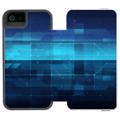 Coque Portefeuille Incipio Pour iPhone Arrière - plan numérique de pointe (Folio Ouvert)
