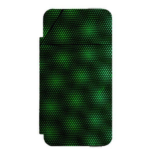Coque Portefeuille Incipio Pour iPhone Arrière - plan vert abstrait (Folio Devant)