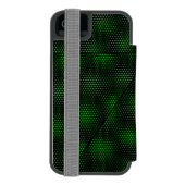 Coque Portefeuille Incipio Pour iPhone Arrière - plan vert abstrait (Folio Dos)