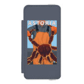 Coque Portefeuille Incipio Pour iPhone Astoria, crabe d'OregonKing (Folio Devant)