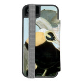 Coque Portefeuille Incipio Pour iPhone Audubon : Canard d'Eider (Folio Dos)