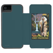 Coque Portefeuille Incipio Pour iPhone Automnes de Multnomah, OregonChief Multnomah (Folio Ouvert)