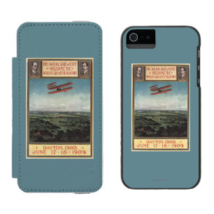 Coque-portefeuille iPhone 5 Incipio Watson™ Avion de frères de Wright