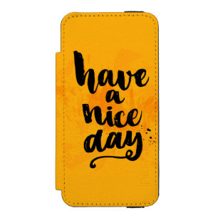 Coque-portefeuille iPhone 5 Incipio Watson™ Ayez un beau jour