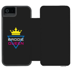 Coque-portefeuille iPhone 5 Incipio Watson™ Baddie Queen Crown Y2K