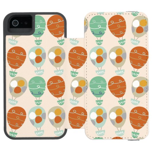 Coque Portefeuille Incipio Pour iPhone Ballons Whimsical à air chaud (Folio Ouvert)