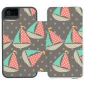 Coque Portefeuille Incipio Pour iPhone Bateaux à gros (Folio Ouvert)