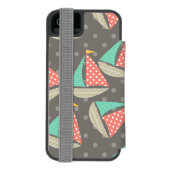 Coque Portefeuille Incipio Pour iPhone Bateaux à gros (Folio Dos)