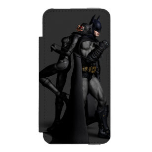 Coque-portefeuille iPhone 5 Incipio Watson™ Batman Arkham City   Batman et Catwoman