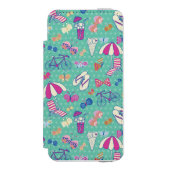 Coque Portefeuille Incipio Pour iPhone Beau motif avec des éléments d'été (Folio Devant)