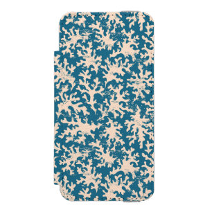 Coque-portefeuille iPhone 5 Incipio Watson™ Beau motif de corail