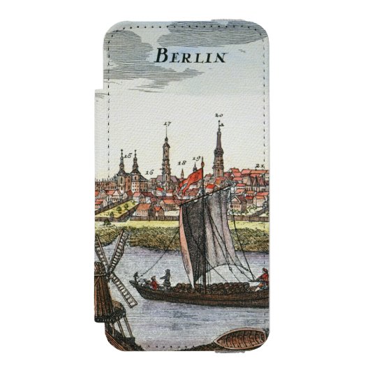 Coque Portefeuille Incipio Pour iPhone Berlin, Allemagne, 1737 (Folio Devant)