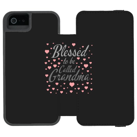 Coque Portefeuille Incipio Pour iPhone Blessed to be called grandma (Folio Ouvert)