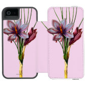 Coque Portefeuille Incipio Pour iPhone Botanique : Safran (Folio Ouvert)