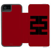 Coque Portefeuille Incipio Pour iPhone Bouddhisme : Double hache (Folio Ouvert)