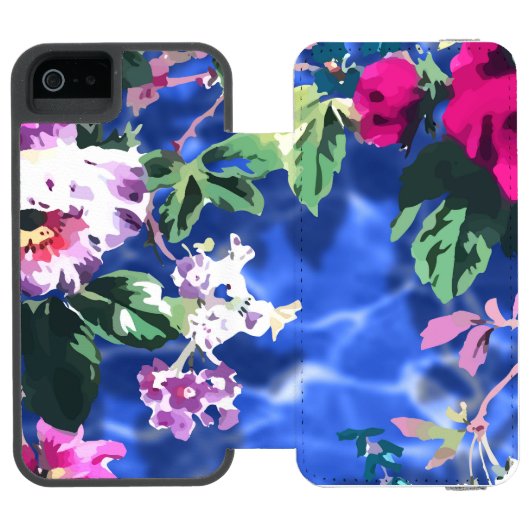 Coque Portefeuille Incipio Pour iPhone Bouquets avec roses (Folio Ouvert)