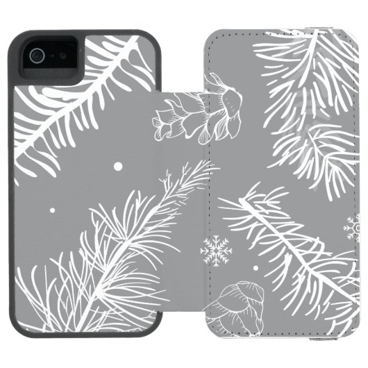 Coque Portefeuille Incipio Pour iPhone Branches et pin 4 (Folio Ouvert)