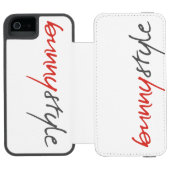 Coque Portefeuille Incipio Pour iPhone Bunny Style - Breathe Out coque iphone en cuir (Folio Ouvert)