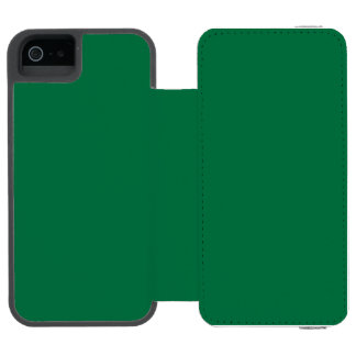 Coque-portefeuille iPhone 5 Incipio Watson™ Cadmium green (solid color) 