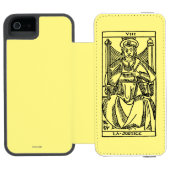 Coque Portefeuille Incipio Pour iPhone Carte de tarot : Justice (Folio Ouvert)