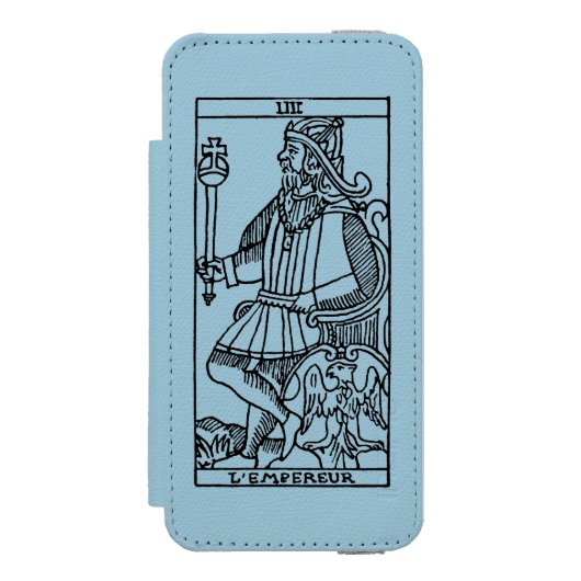 Coque Portefeuille Incipio Pour iPhone Carte de tarot : L'empereur (Folio Devant)