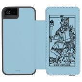 Coque Portefeuille Incipio Pour iPhone Carte de tarot : L'empereur (Folio Ouvert)