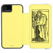 Coque Portefeuille Incipio Pour iPhone Carte de tarot : L'ermite (Folio Ouvert)