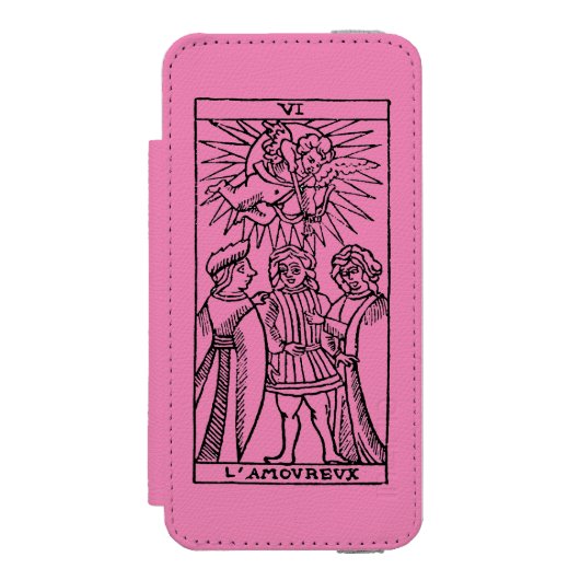 Coque Portefeuille Incipio Pour iPhone Carte de tarot : Les amants (Folio Devant)