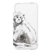 Coque Portefeuille Incipio Pour iPhone Cas original de zodiaque d'année de singe (Folio Devant)