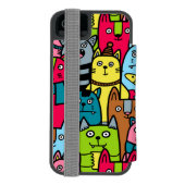 Coque Portefeuille Incipio Pour iPhone Cat et kitten (Folio Dos)
