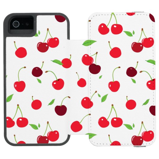 Coque Portefeuille Incipio Pour iPhone Cerise 4 (Folio Ouvert)