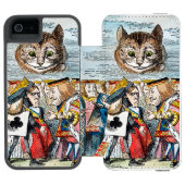 Coque Portefeuille Incipio Pour iPhone Chat de Cheshire, 1865 (Folio Ouvert)