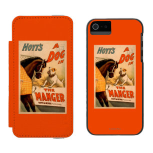 Coque-portefeuille iPhone 5 Incipio Watson™ Chien d'A de Hoyt dans l'affiche de théâtre de