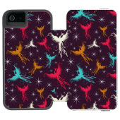 Coque Portefeuille Incipio Pour iPhone Chiffre motif d'oiseaux de Phoenix (Folio Ouvert)