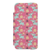 Coque Portefeuille Incipio Pour iPhone Chiots, étoiles et fleurs (Folio Devant)