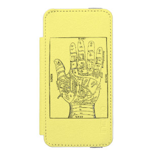 Coque-portefeuille iPhone 5 Incipio Watson™ Chiromancie, 1671