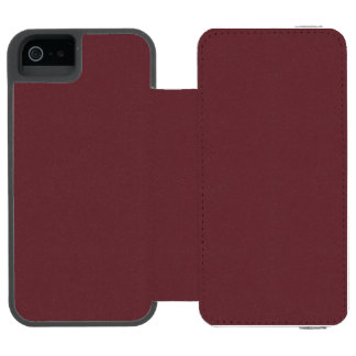 Coque-portefeuille iPhone 5 Incipio Watson™ Chroma Textura - Vin