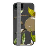 Coque Portefeuille Incipio Pour iPhone citrons d'aquarelle 35 (Folio Dos)